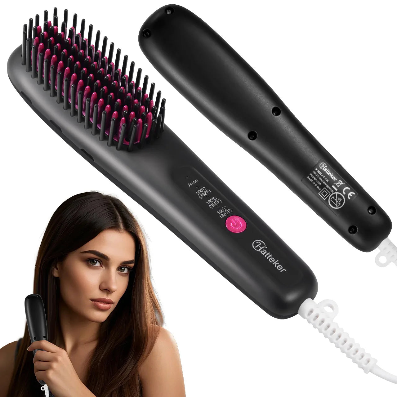 Velisea™ Ionic Hair Straightening Brush