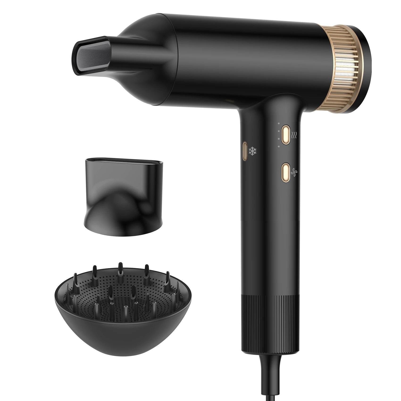 Velisea™ Pro Secador de Cabelo 110000 RPM com Motor Sem Escova