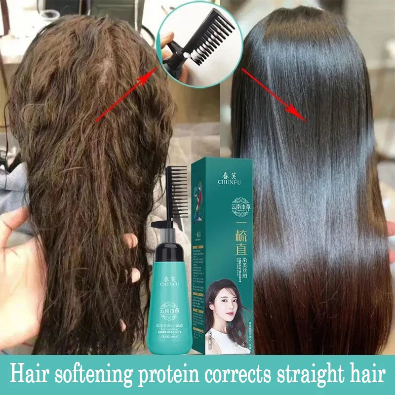 Velisea™ Keratin Hair Smoothing Cream with Comb