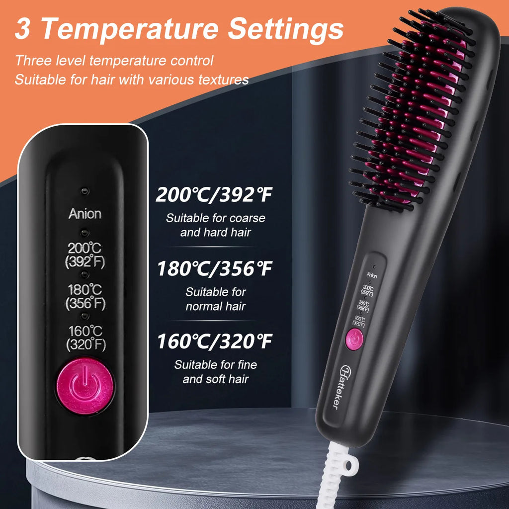 Velisea™ Ionic Hair Straightening Brush